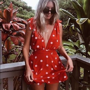 LPA Dress 75 in Red and White